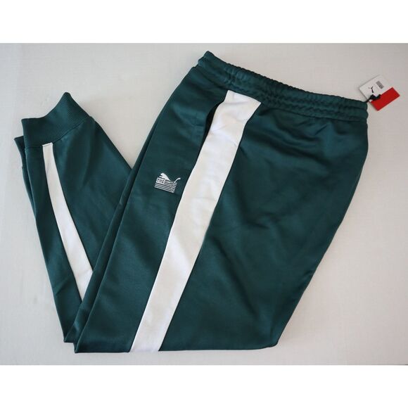 Puma 534809-06 Men's Sz XL June Bug Green TMC X Everyday Hussle T7 Pants - Picture 9 of 12